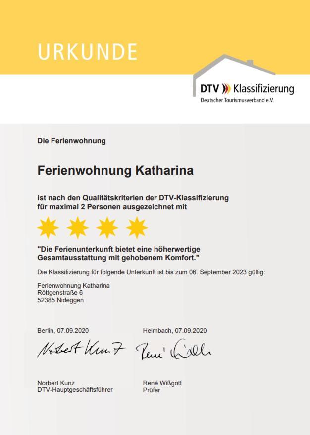 Ferienwohnung Katharina 4 Sterne Laut Dtv Wallbox 11Kw نيدغن المظهر الخارجي الصورة